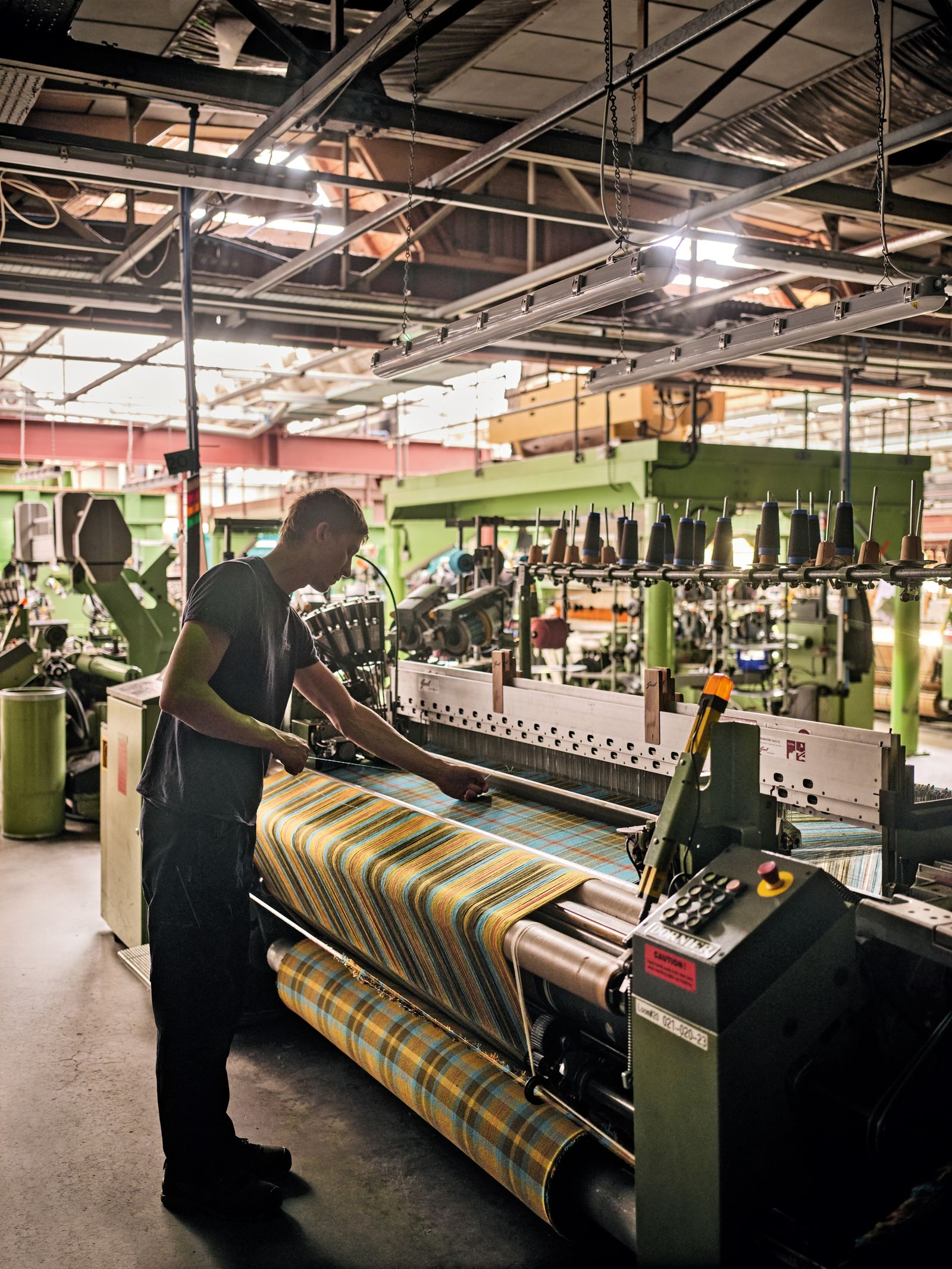 At the Johnstons of Elgin mill in Elgin