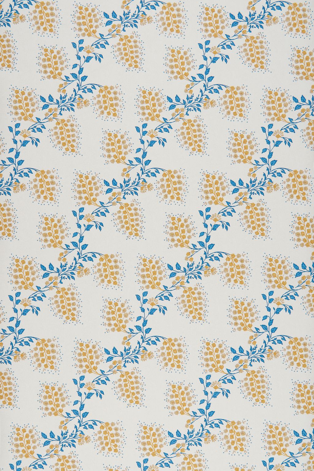 ‘Isabelle Large wallpaper  by Sarah Vanrenen 190 a 10metre roll from The Fabric Collective.  buttongroup  Shop now