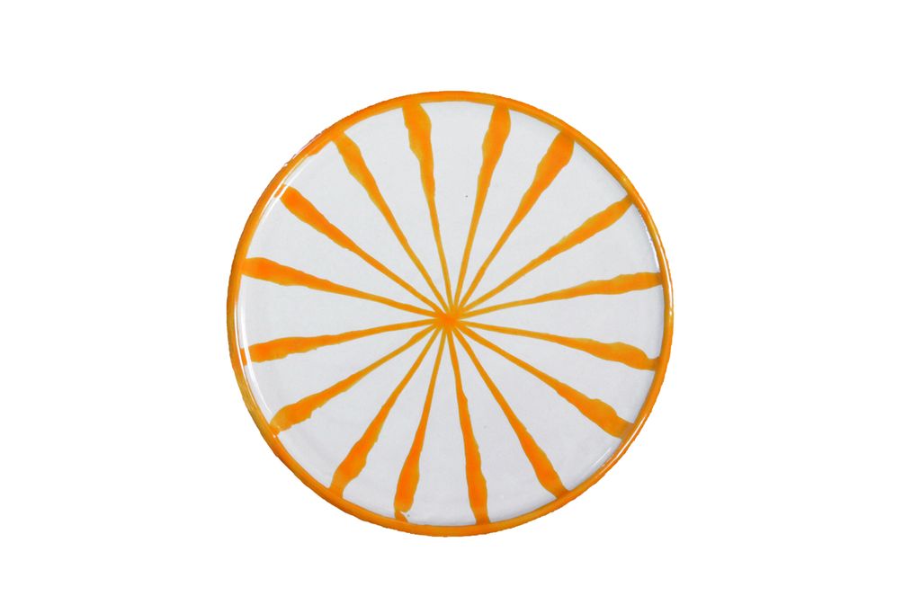 ‘Yellow Circus ceramic serving plate 52 from Late Afternoon