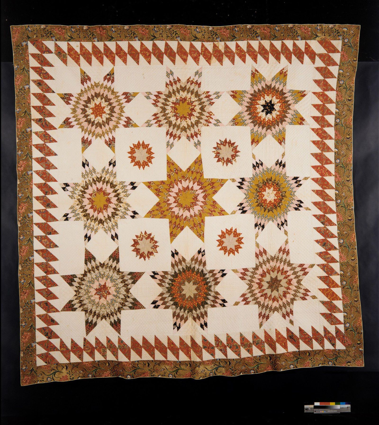 Star of Bethlehem pattern variation ca. 1840