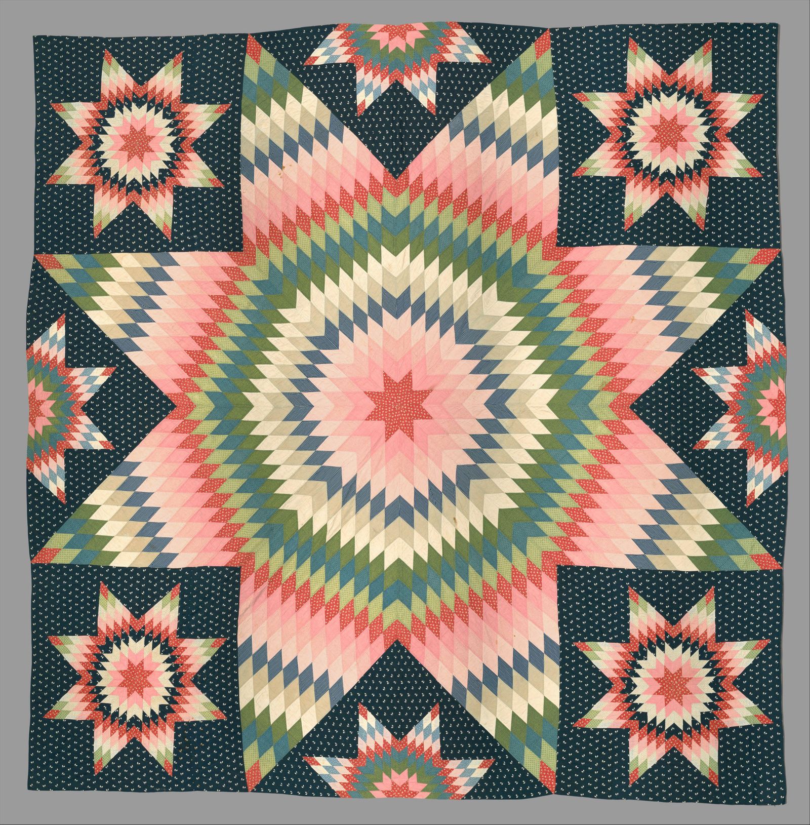 Star of Bethlehem Quilt ca. 1845.nbsp