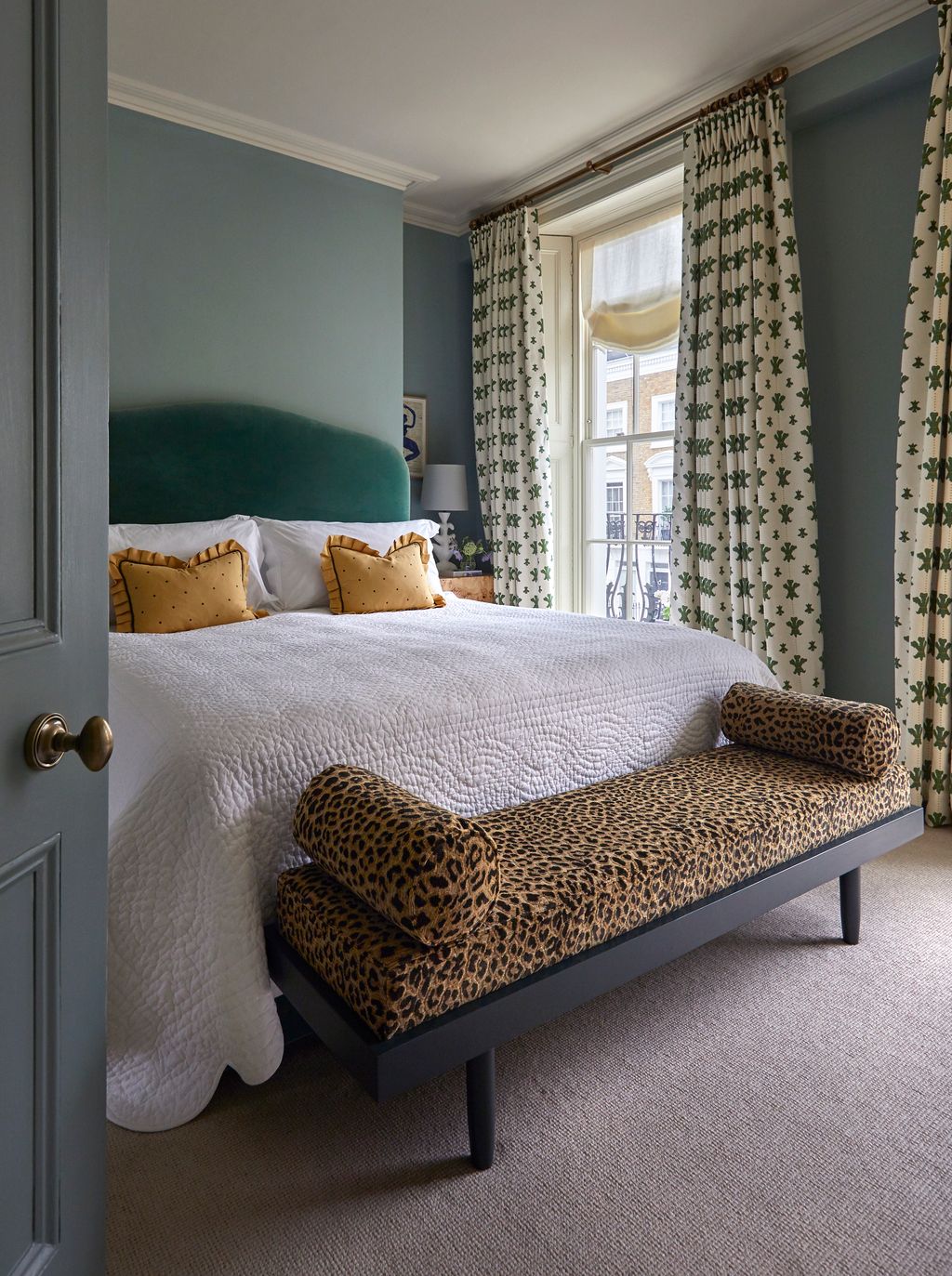 In this Chelsea project by Tiffany Duggan the client wanted to incorporate leopard print into the main bedroom. For the...