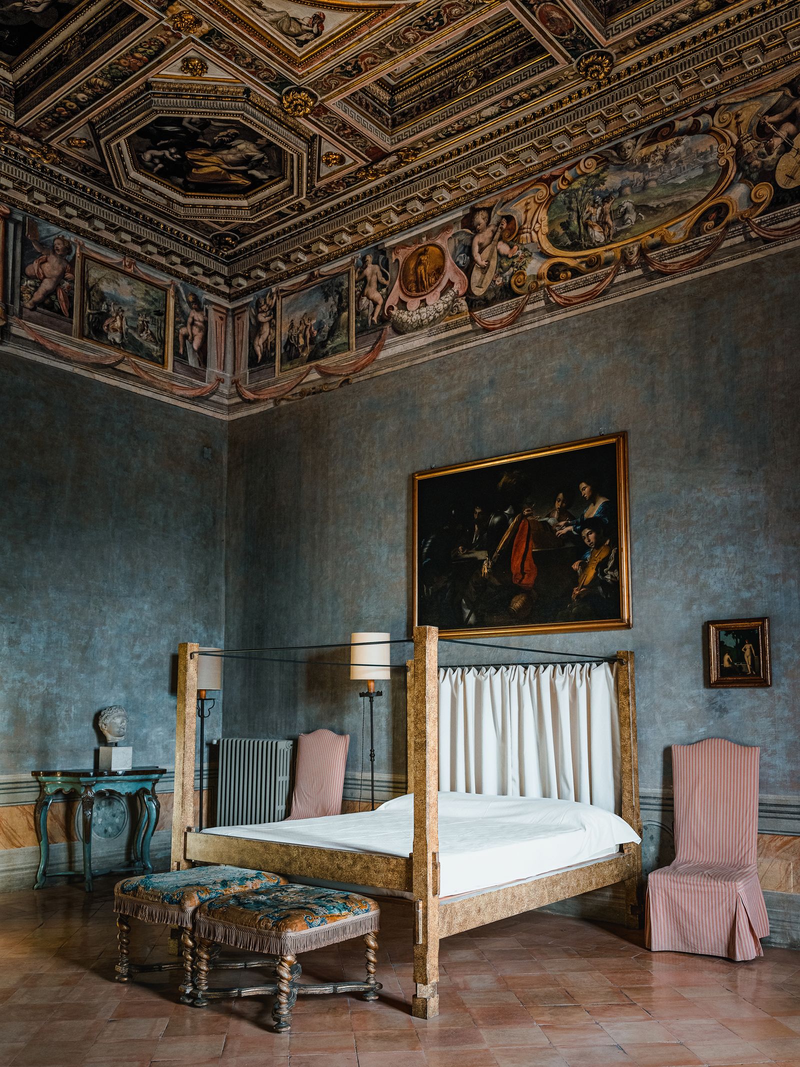 Villa Medicis spectacular historic rooms