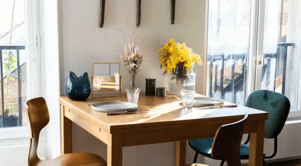 Eclectically decorated with scores of vintage midcentury furniture and kilim textiles this onebedroom flat is the...