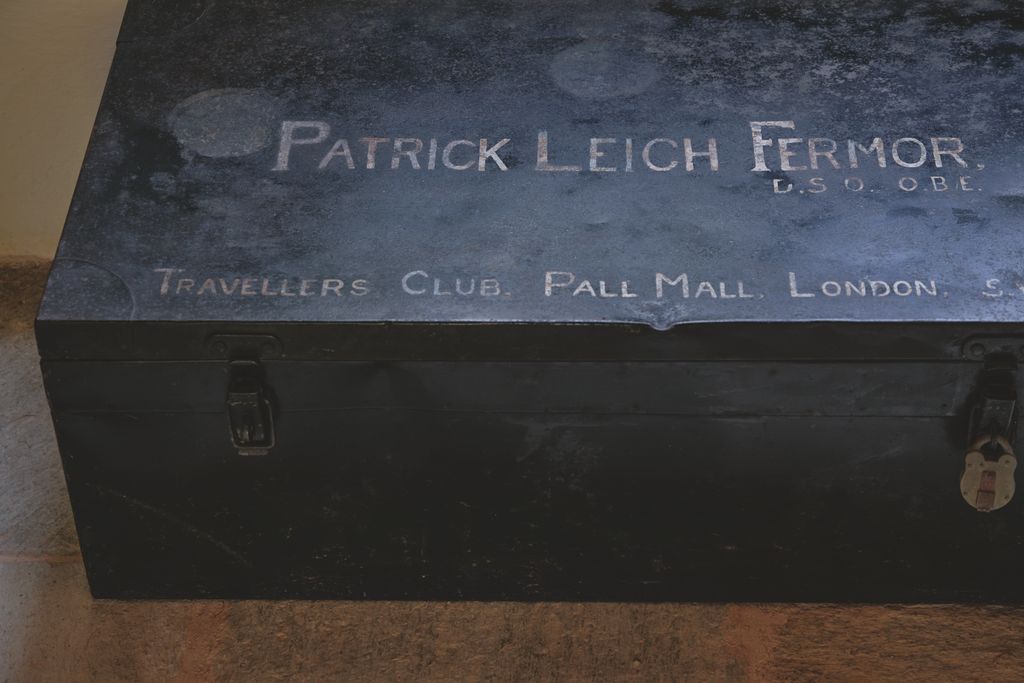 Leigh Fermors traveling trunk.