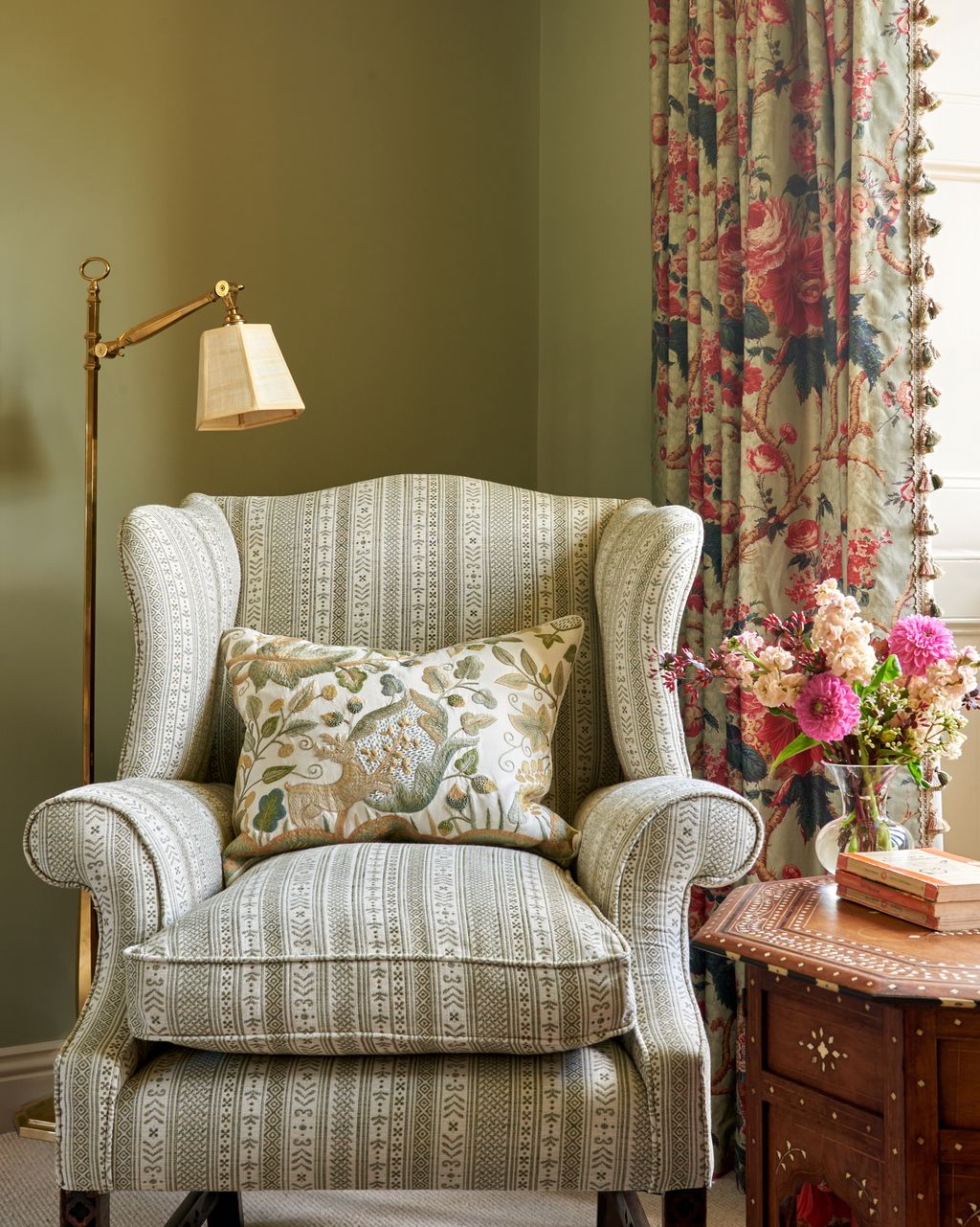 The snug makes for a comfortable reading area in the house.