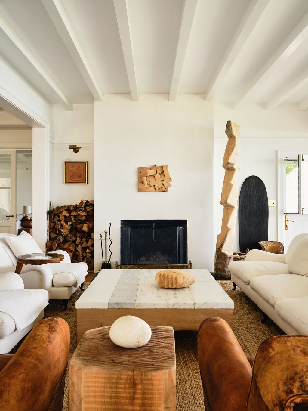 Fitzhughs Jigsaw series is displayed above the sitting room fireplace