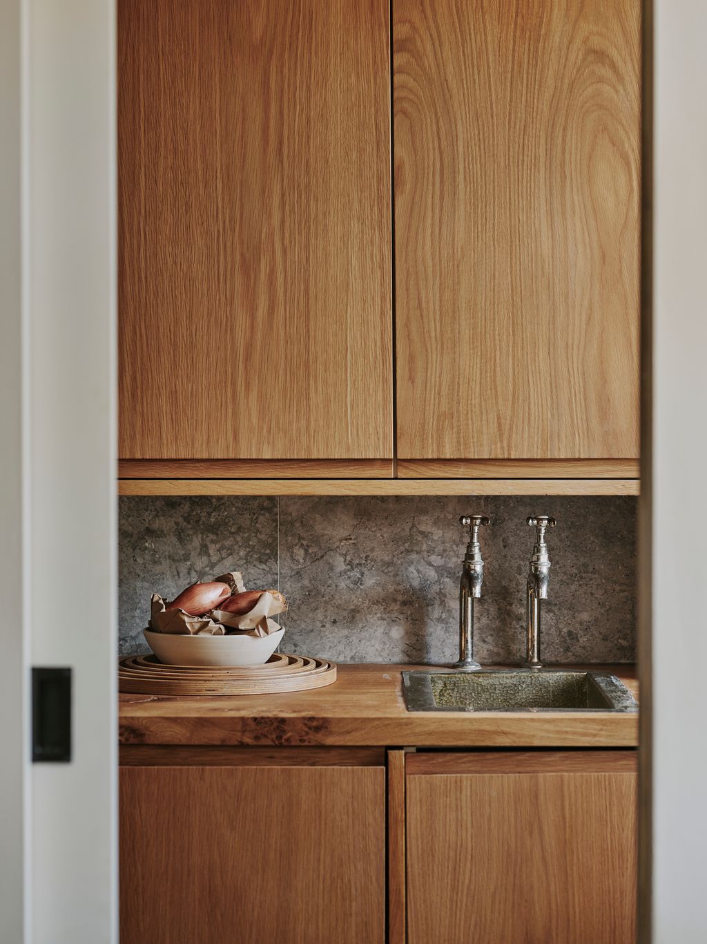 The faucet is from Barber Wilson.