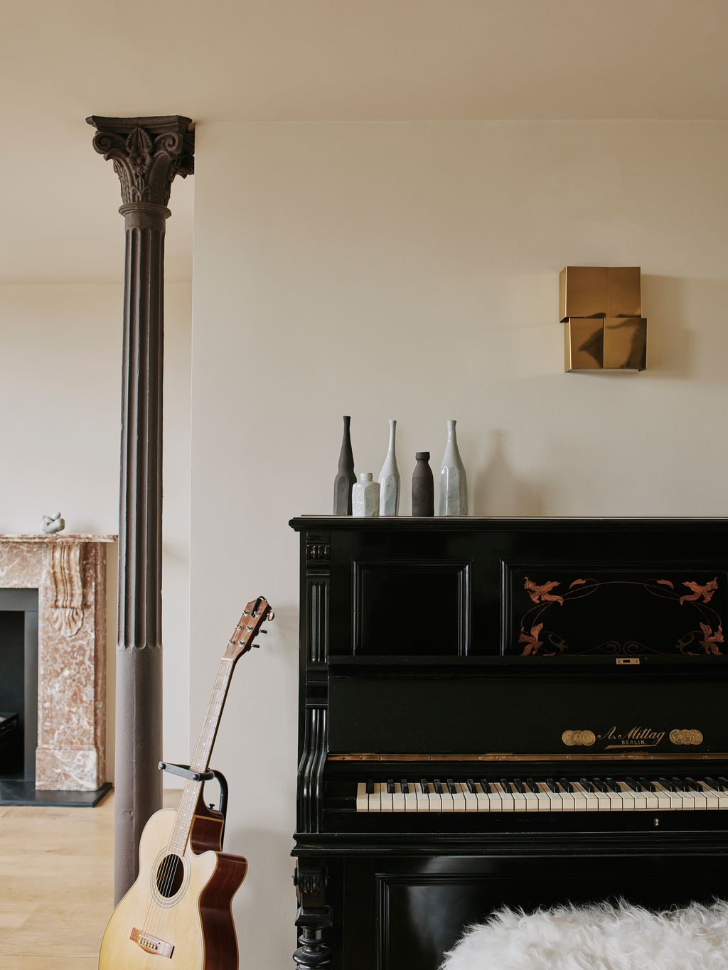 Cassandra's vast collection of ceramics seen throughout the house are some of the only pieces save for antiques and...