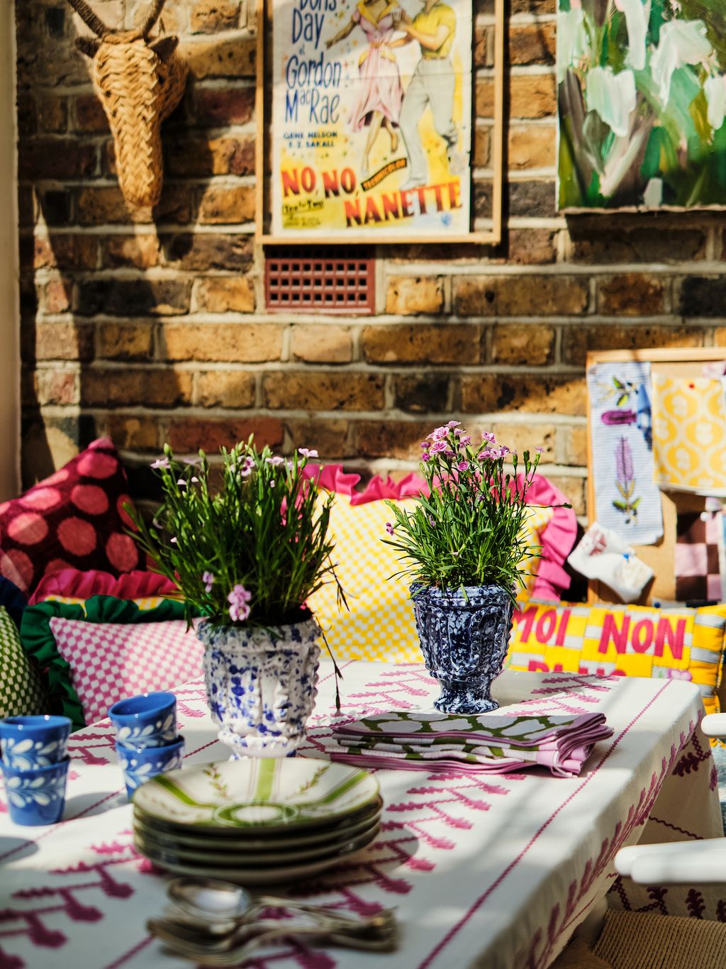 Carolina Irving  Daughters ‘Maria Luisa bowl various bud vases from their ‘Antheia Collection  a mini ‘Conha in Algae...