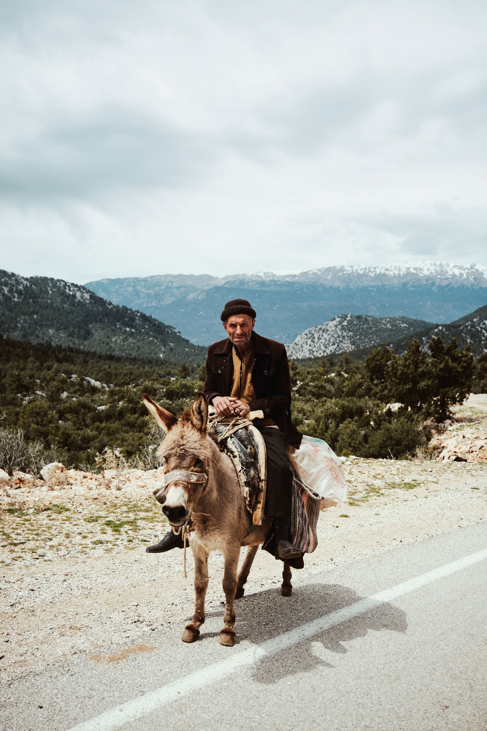 Heading to Yenikoy on local transport