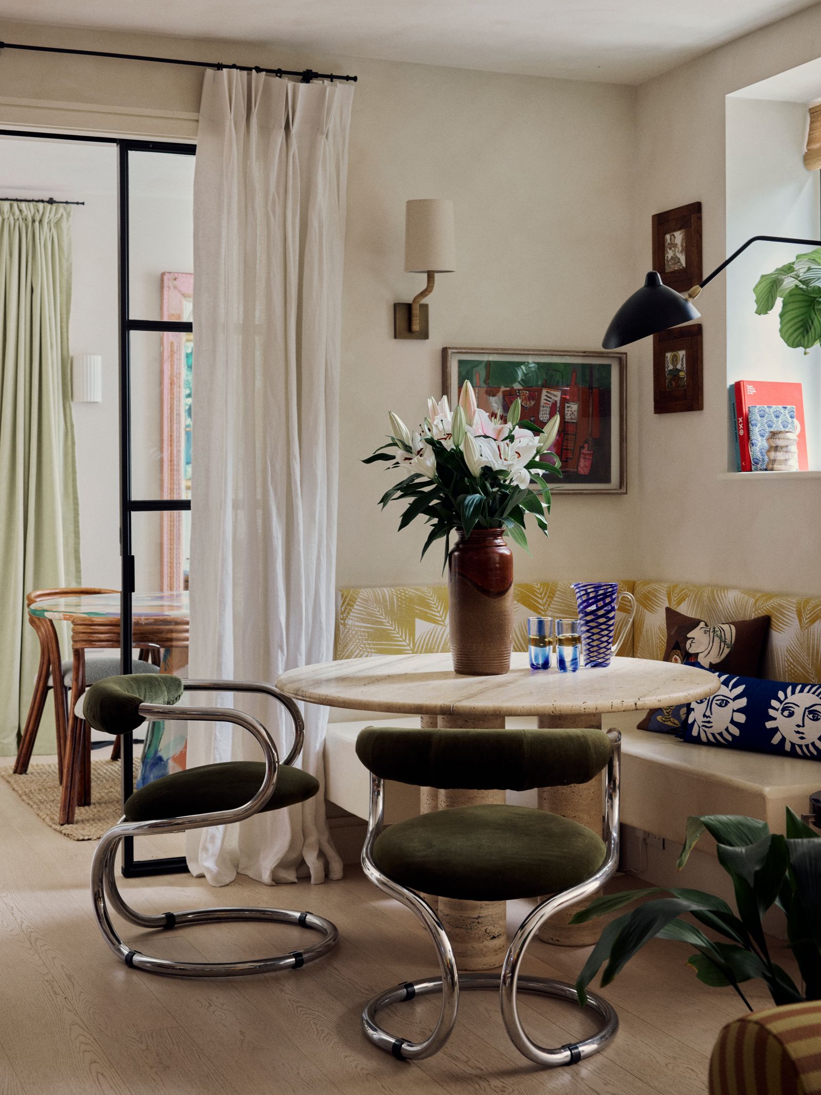 Dressing a table  with flowers and other beautiful objects is a nice way to create a sellable tableau to captivate...