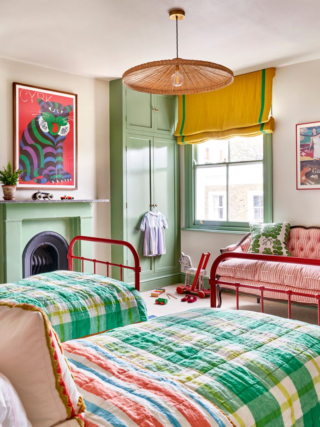 For the children's bedroom in her vibrant early Victorian house in Stoke Newington interior designer Lonika Chande...