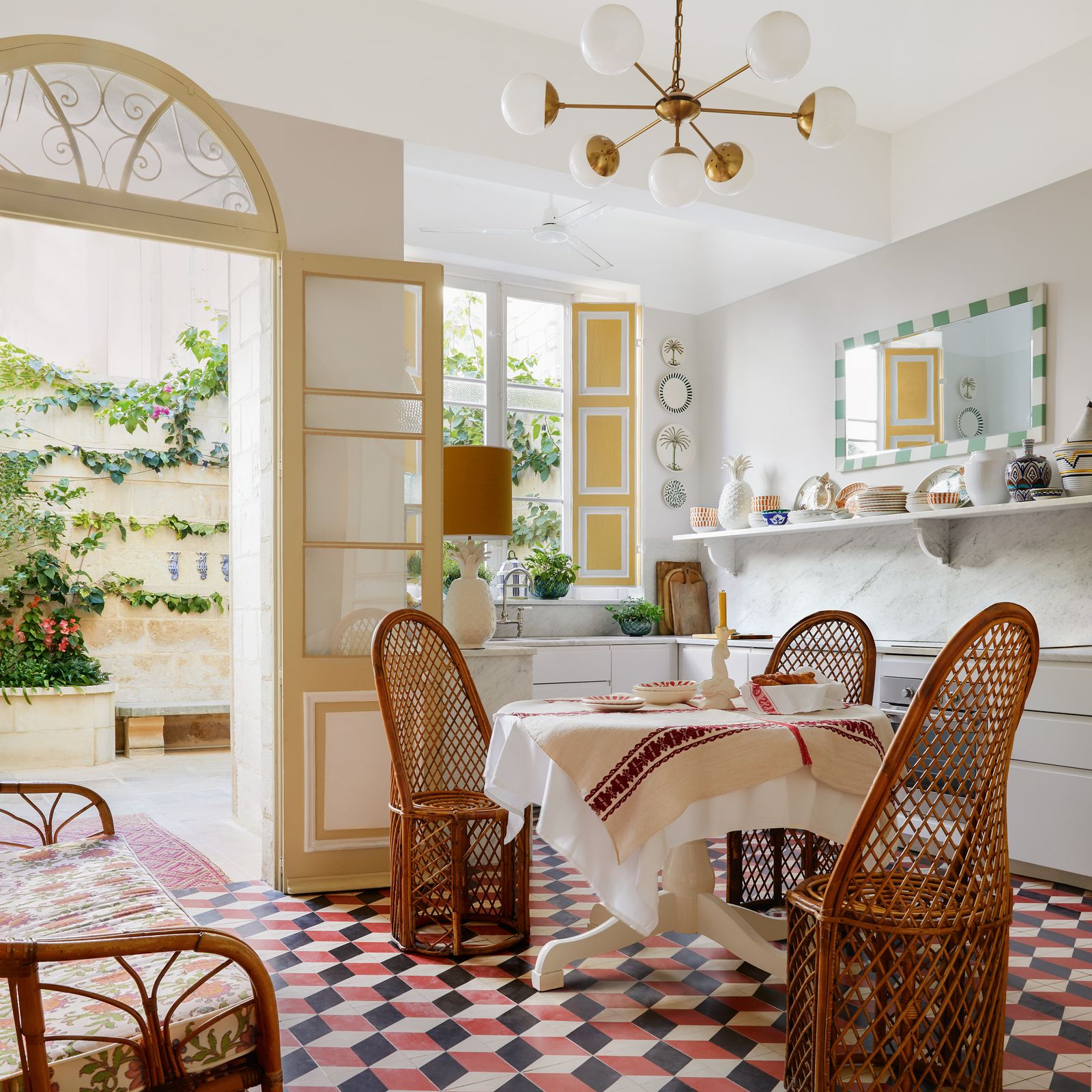 British and Mediterranean styles combine to bring a neglected Maltese house back to life