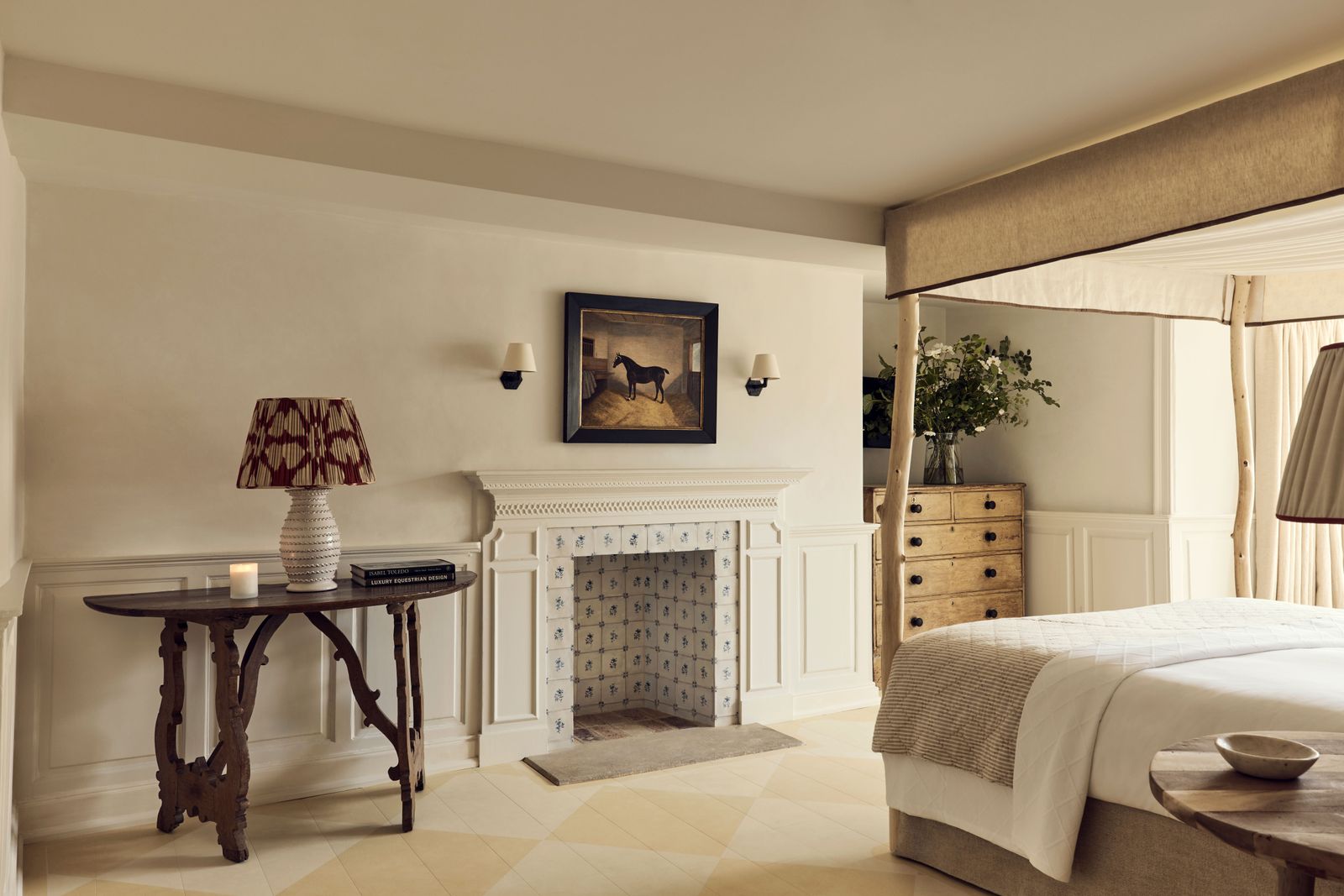 Each of the bedrooms at The Bell has been decorated uniquely