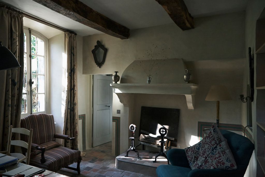 Helen's study at the west end of the ground floor.