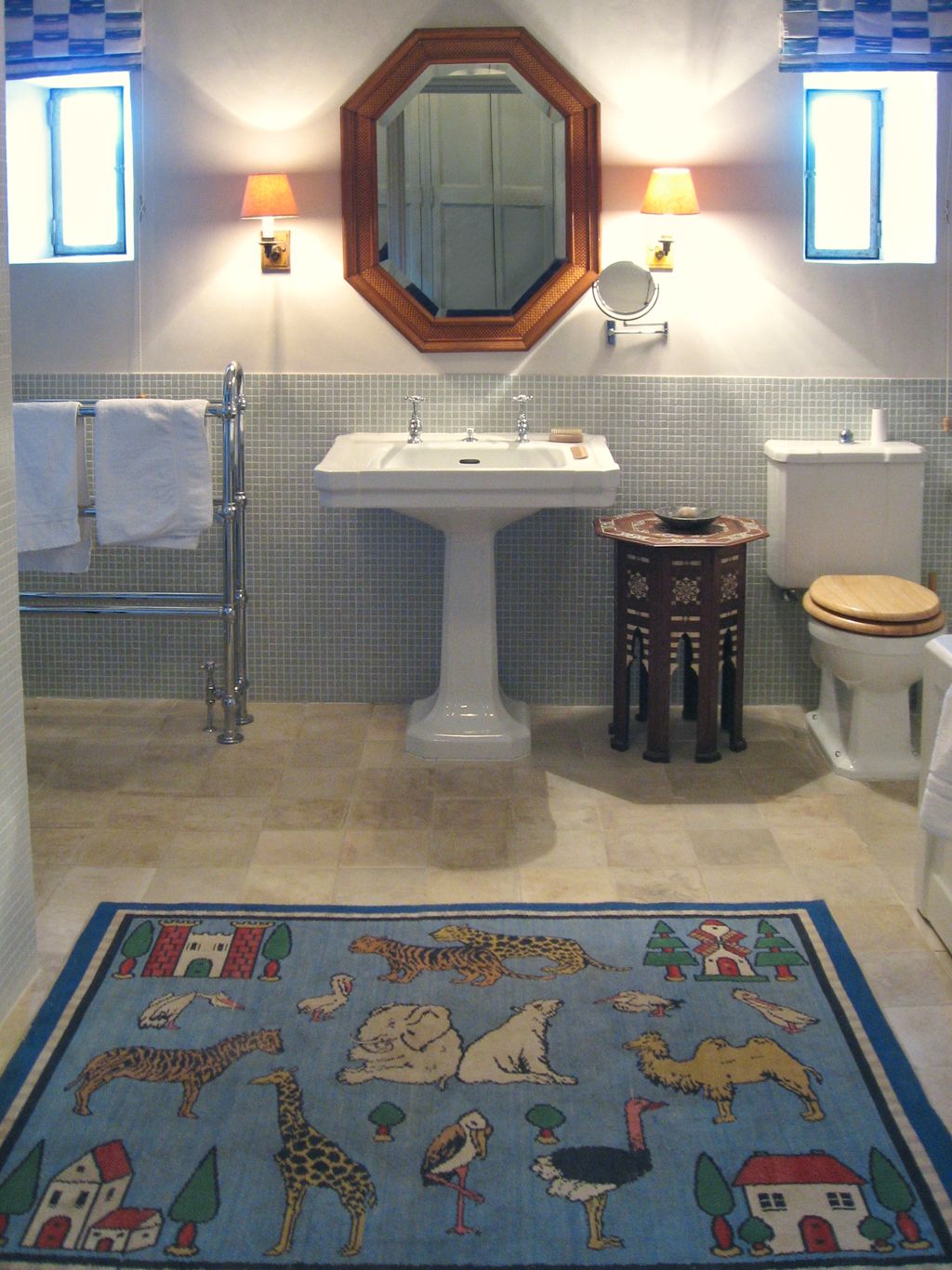 Another guest bathroom on the first floor.