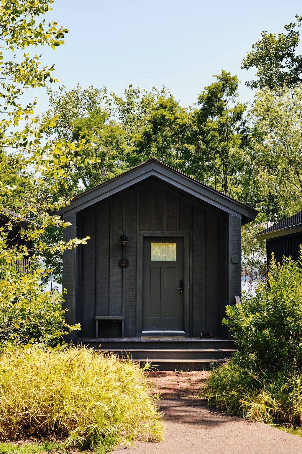 Rustic cabins at Hutton Brickyards retreat in New Yorks Hudson Valley.