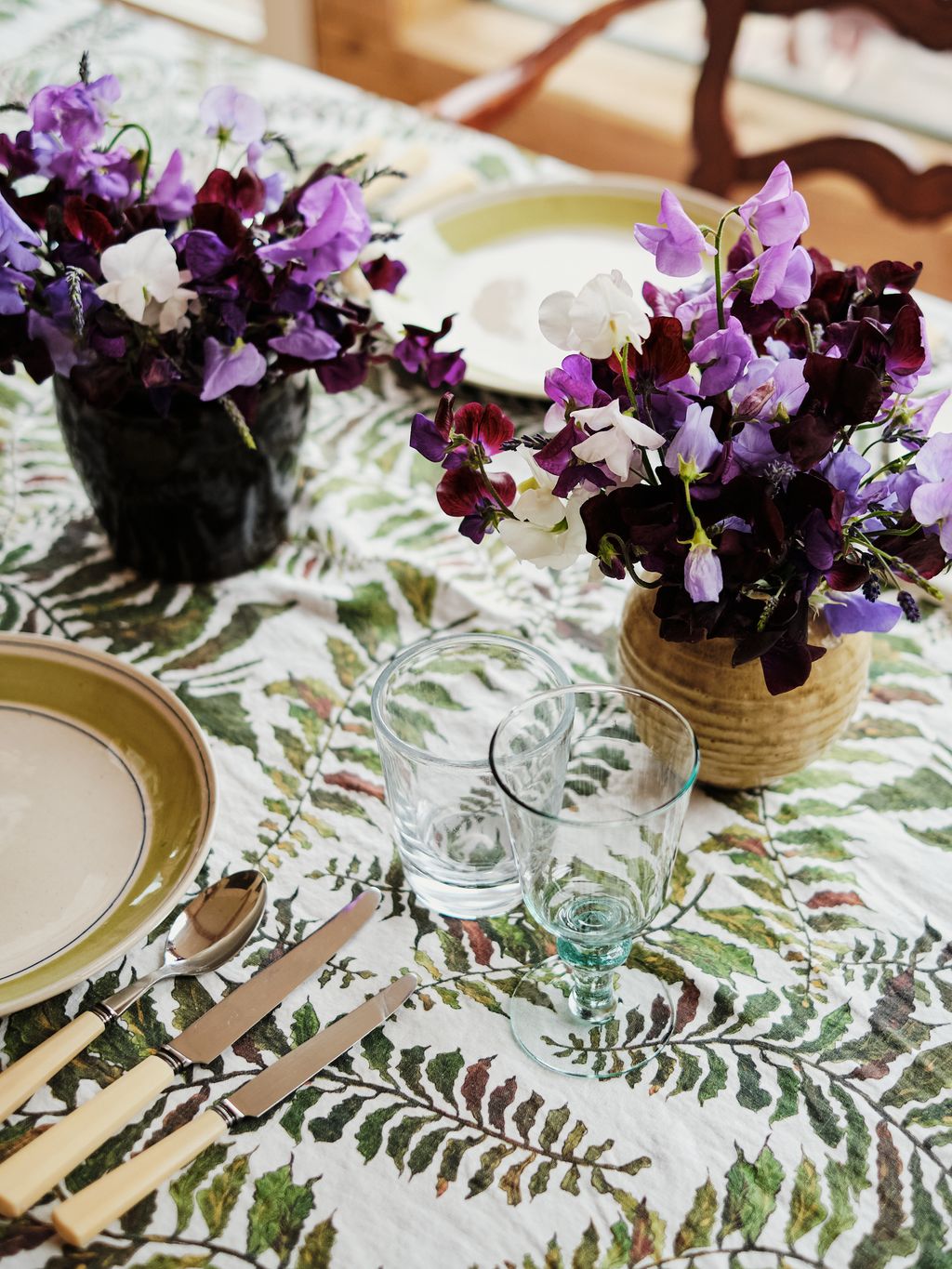 The table cloth is Bertioli from Thyme England.