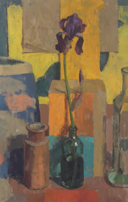 Iris in a Green Bottle 2023 Ben Brotherton 980. grandyart.com