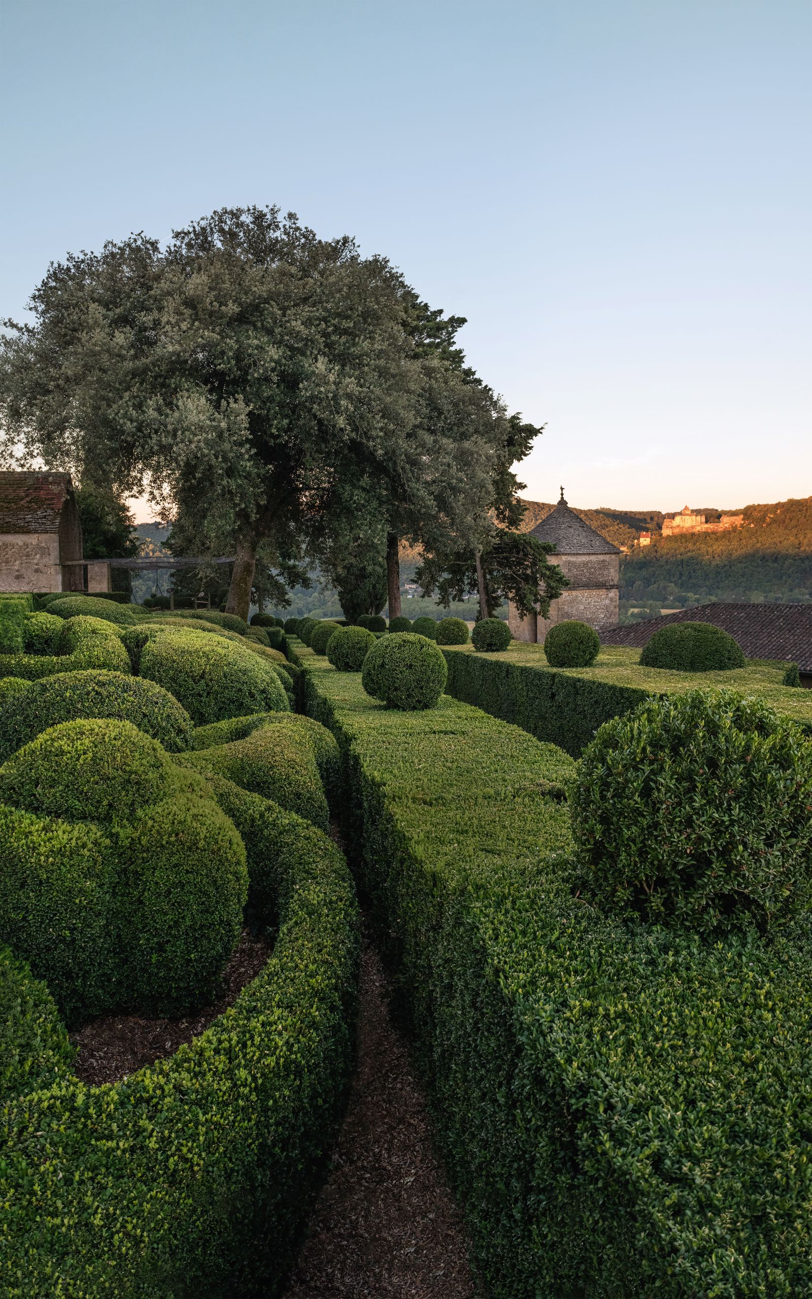 With views across the valley to a neighbouring chateau the terraces at Marqueyssac feature formal and idiosyncratic...