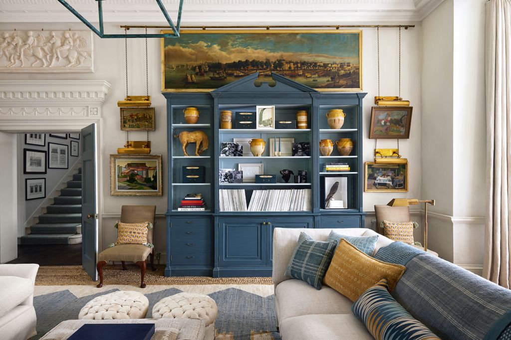 Paintings including a large 19thcentury depiction of the port of Nantes from Brownrigg and smaller works from Panter ...