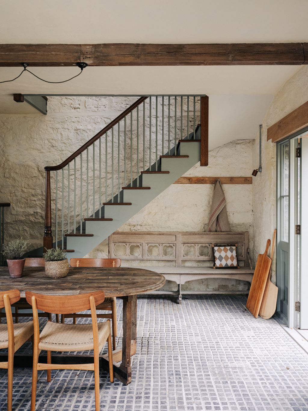 While working on the statelier interiors of a 19thcentury former vicarage on the edge of Bath designer Anna Haines also...