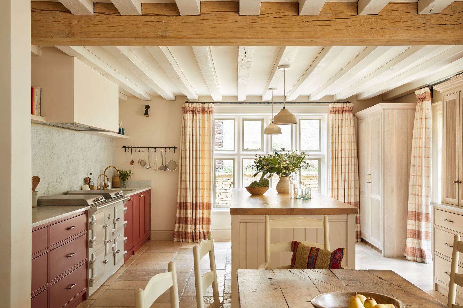 The kitchen was designed by Isabella and built by a local joinery firm. The walls are painted in Paint amp Paper...