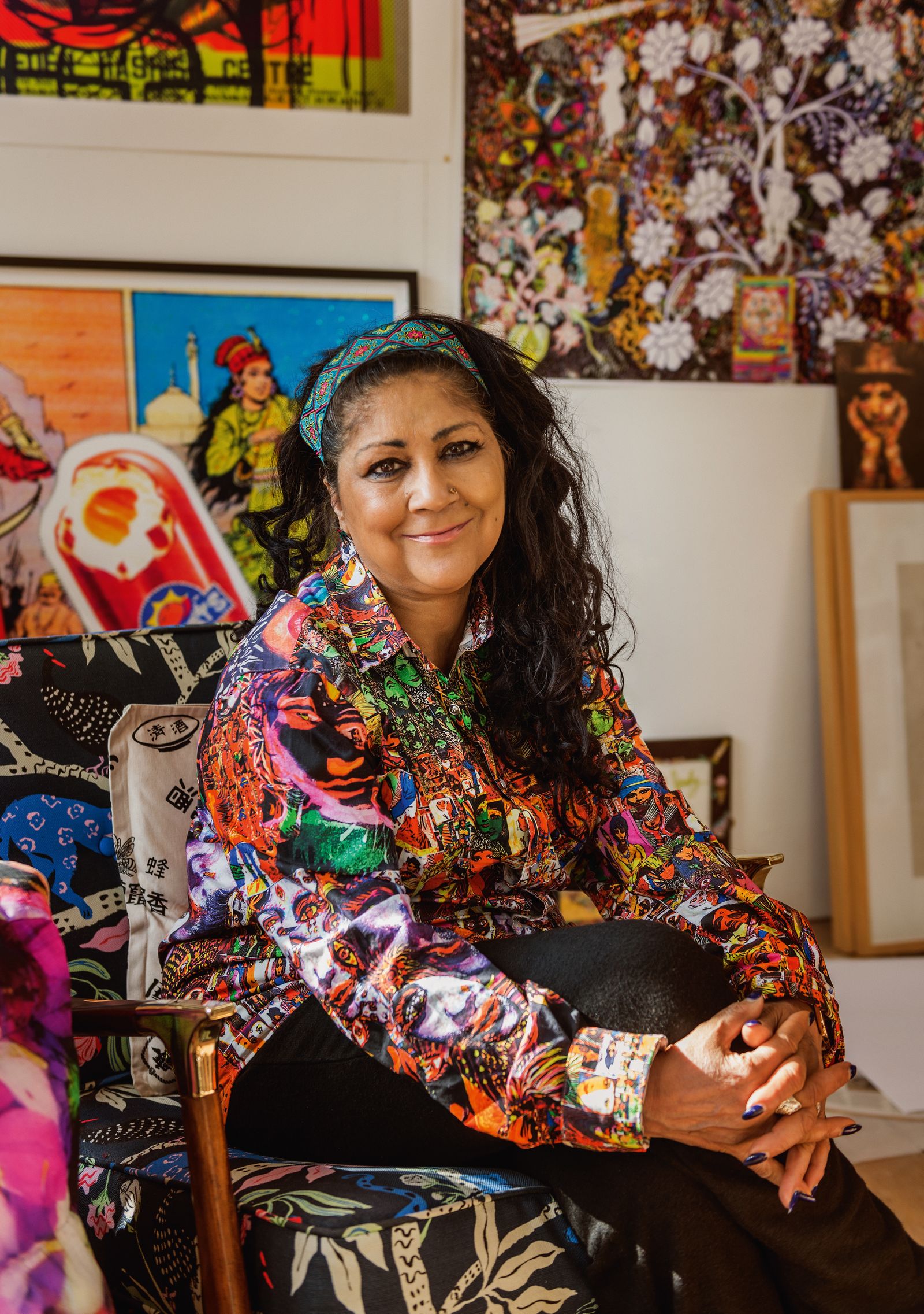 In the studio with the multimedia artist Chila Kumari Burman