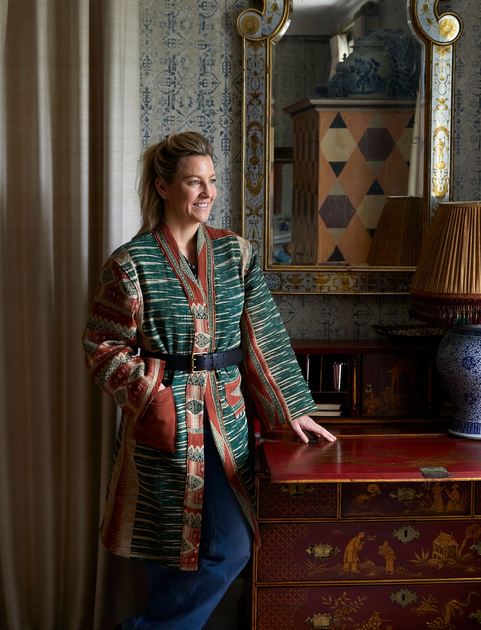 Image may contain Person Lamp and Adult