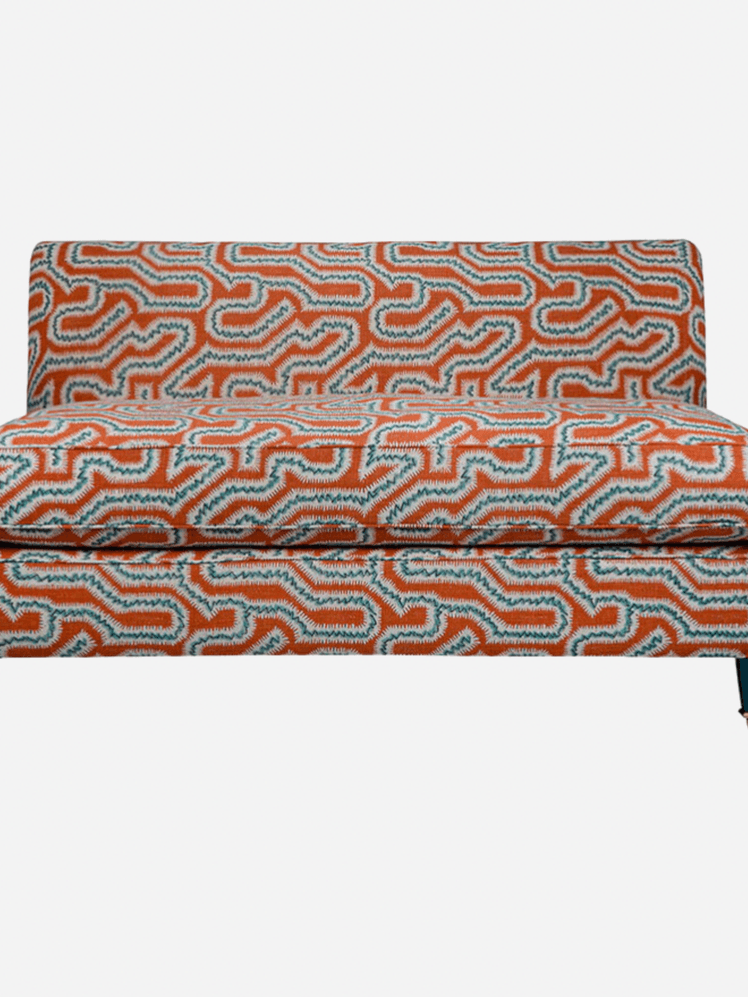 Image may contain: Couch, Furniture, and Bench