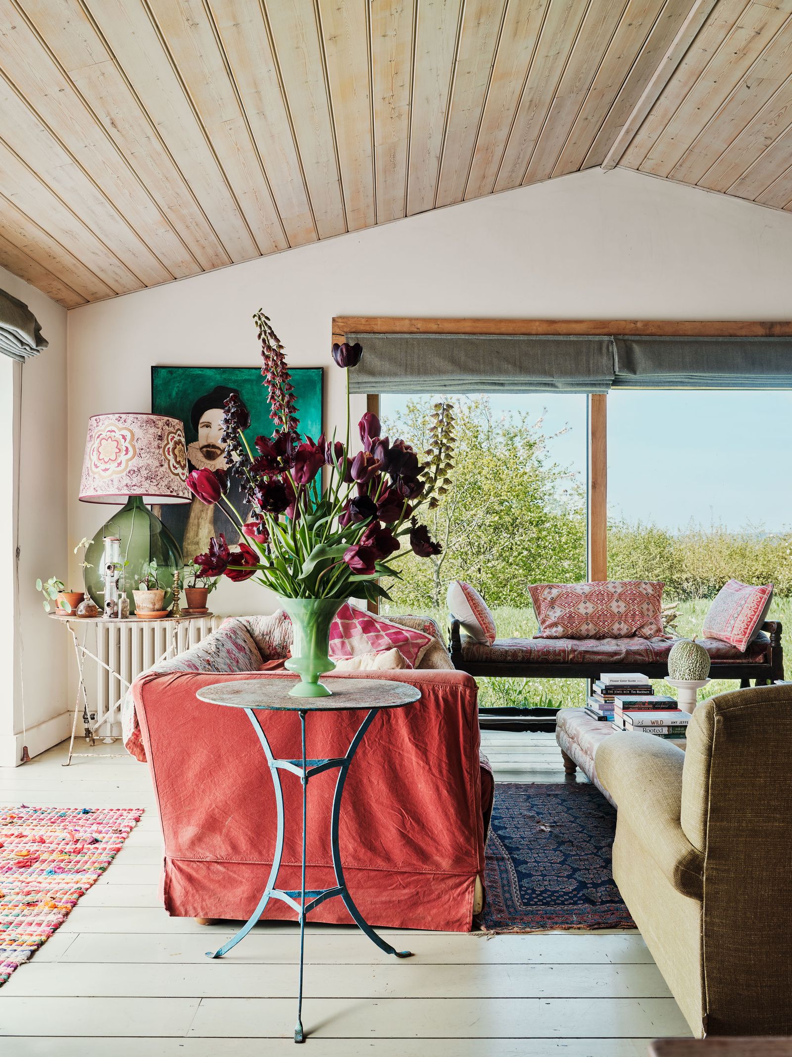 Image may contain Home Decor Indoors Interior Design Furniture Table Architecture Building Living Room and Room