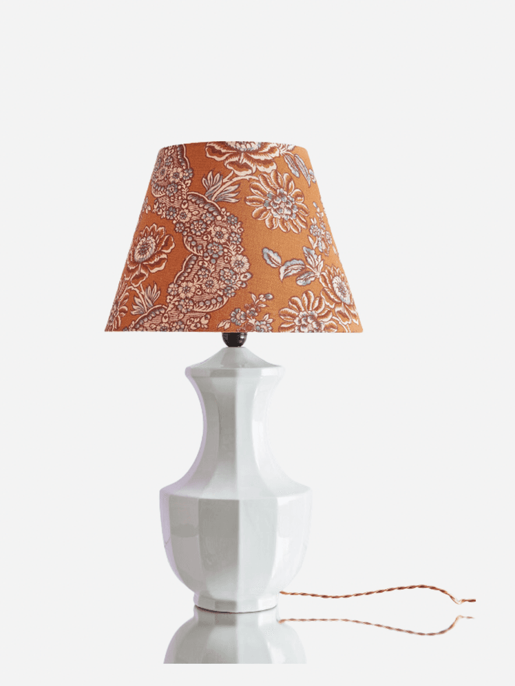 Image may contain: Lamp, Lampshade, and Table Lamp