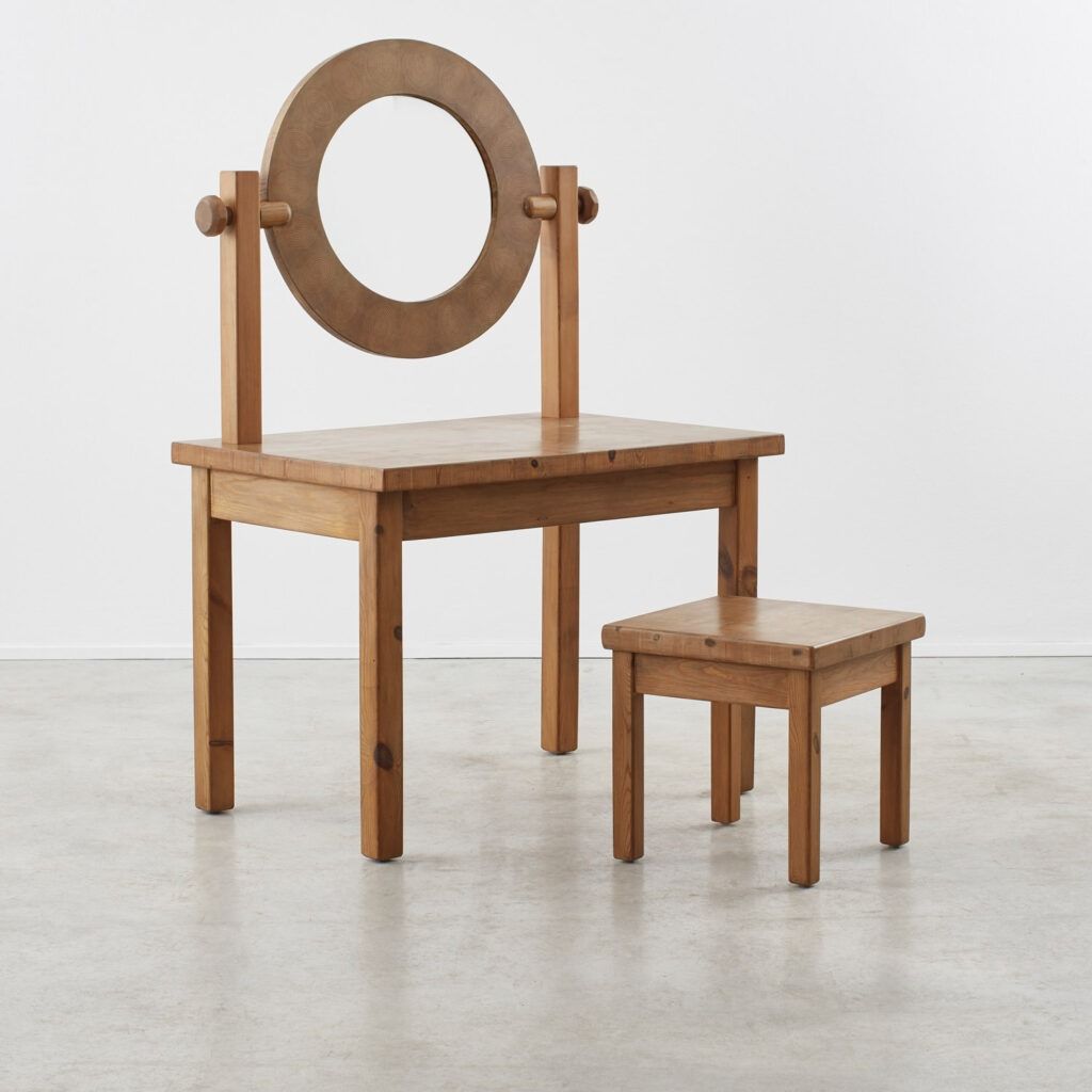 Image may contain Wood Furniture Table Chair Plywood and Dining Table