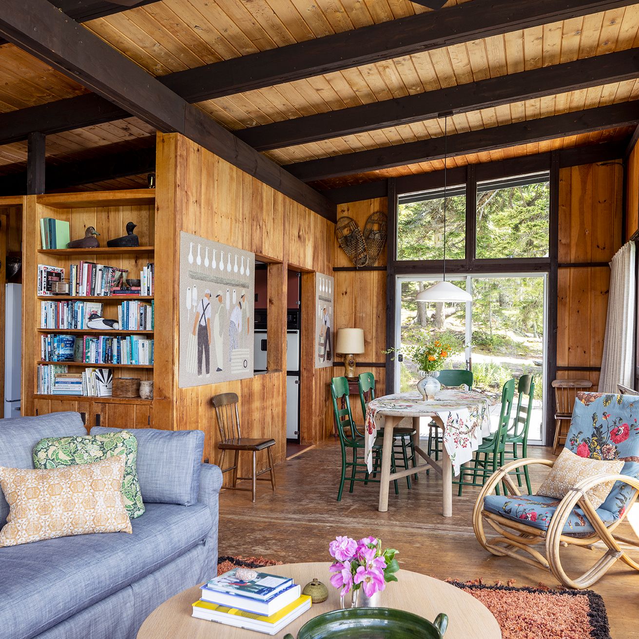 A beautifully preserved mid-century house on Maine's Down East peninsula