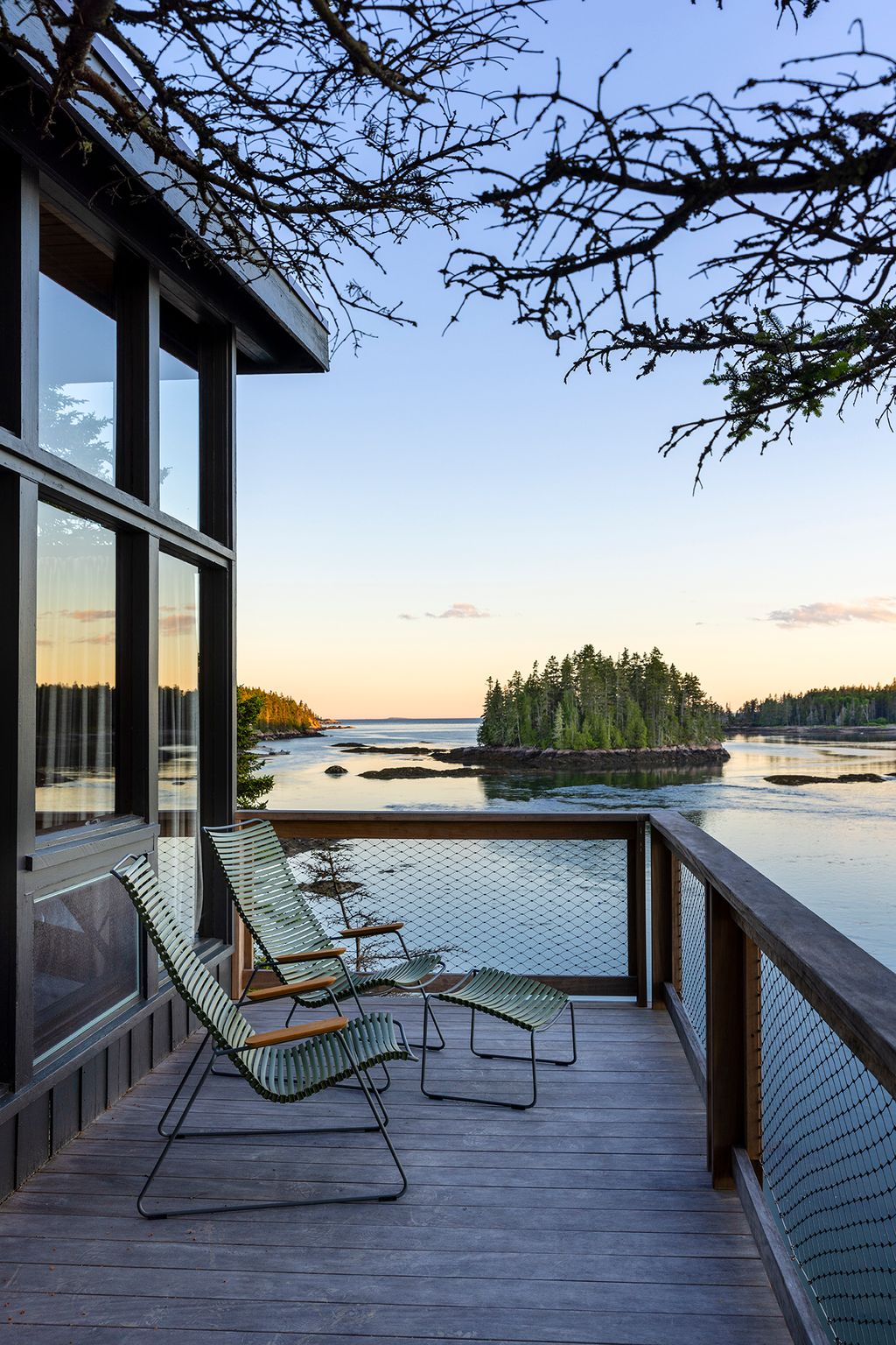 Image may contain Nature Outdoors Scenery Chair Furniture Lakefront and Bench