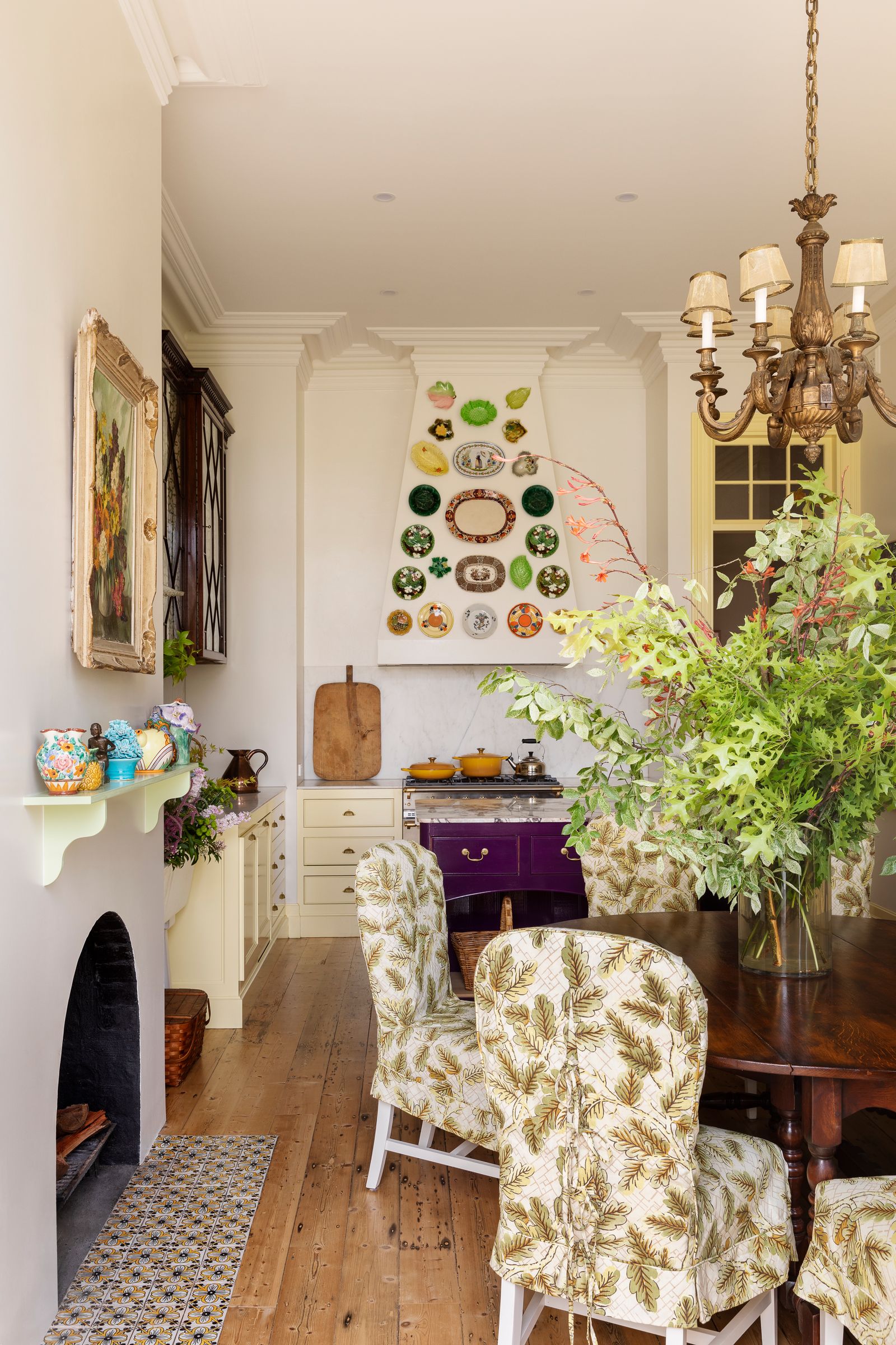 Image may contain Architecture Building Dining Room Dining Table Furniture Indoors Room Table and Home Decor