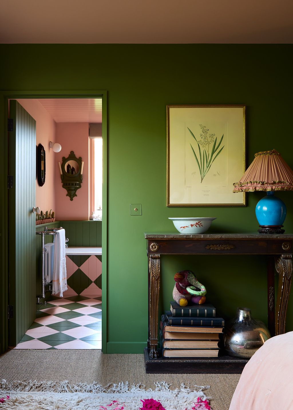 Image may contain Lamp Indoors Interior Design Home Decor Floor Corner Flooring Art Painting Toy Adult and Person