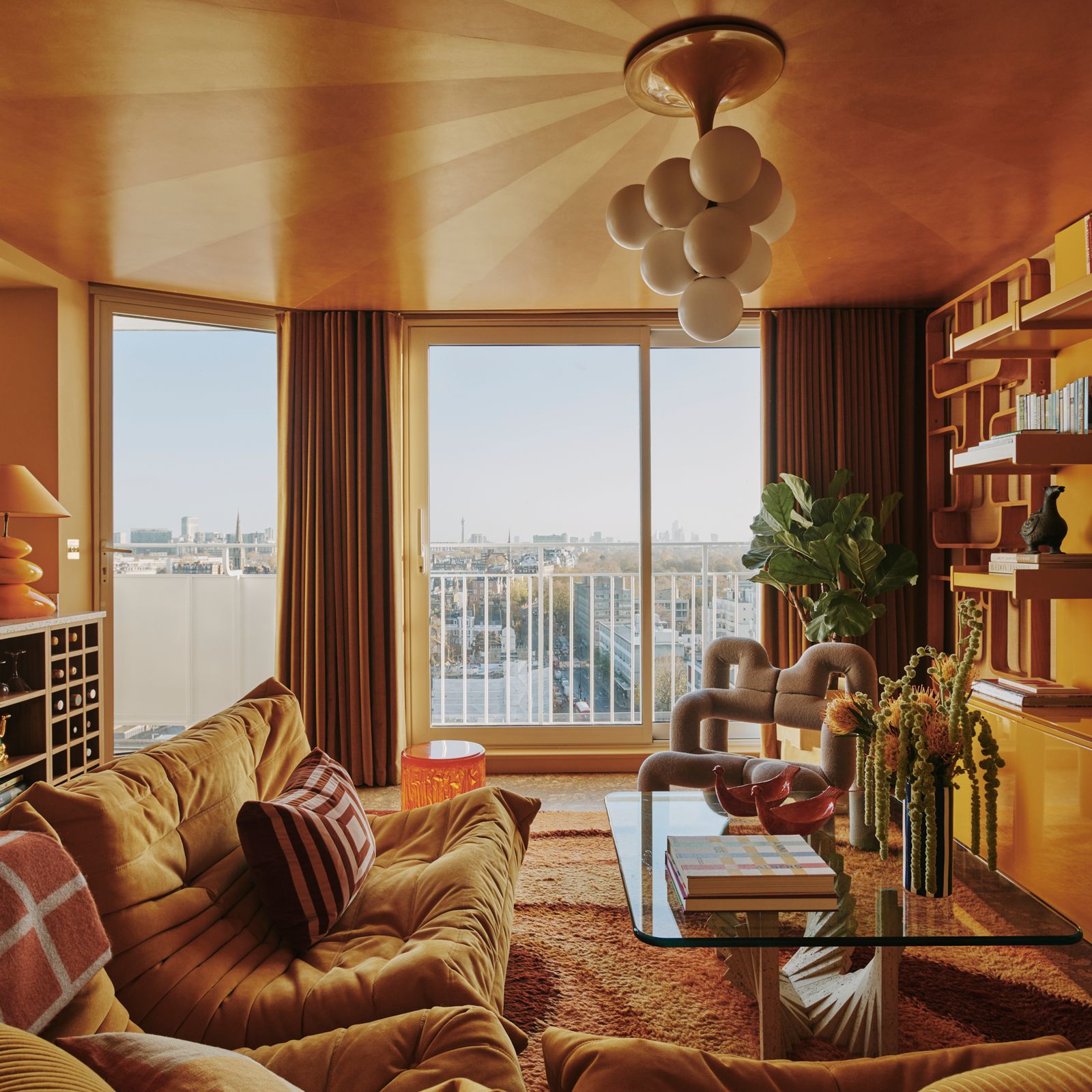 A 1960s flat in west London that represents the best of mid-century style