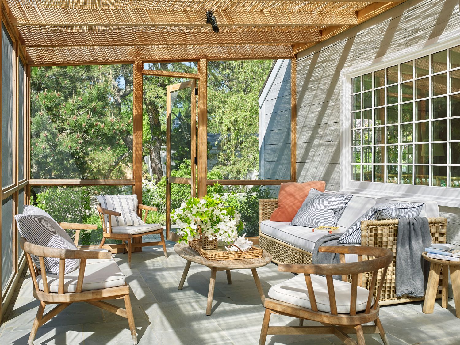 Image may contain Chair Furniture Indoors Interior Design Architecture Building House Housing Porch and Couch