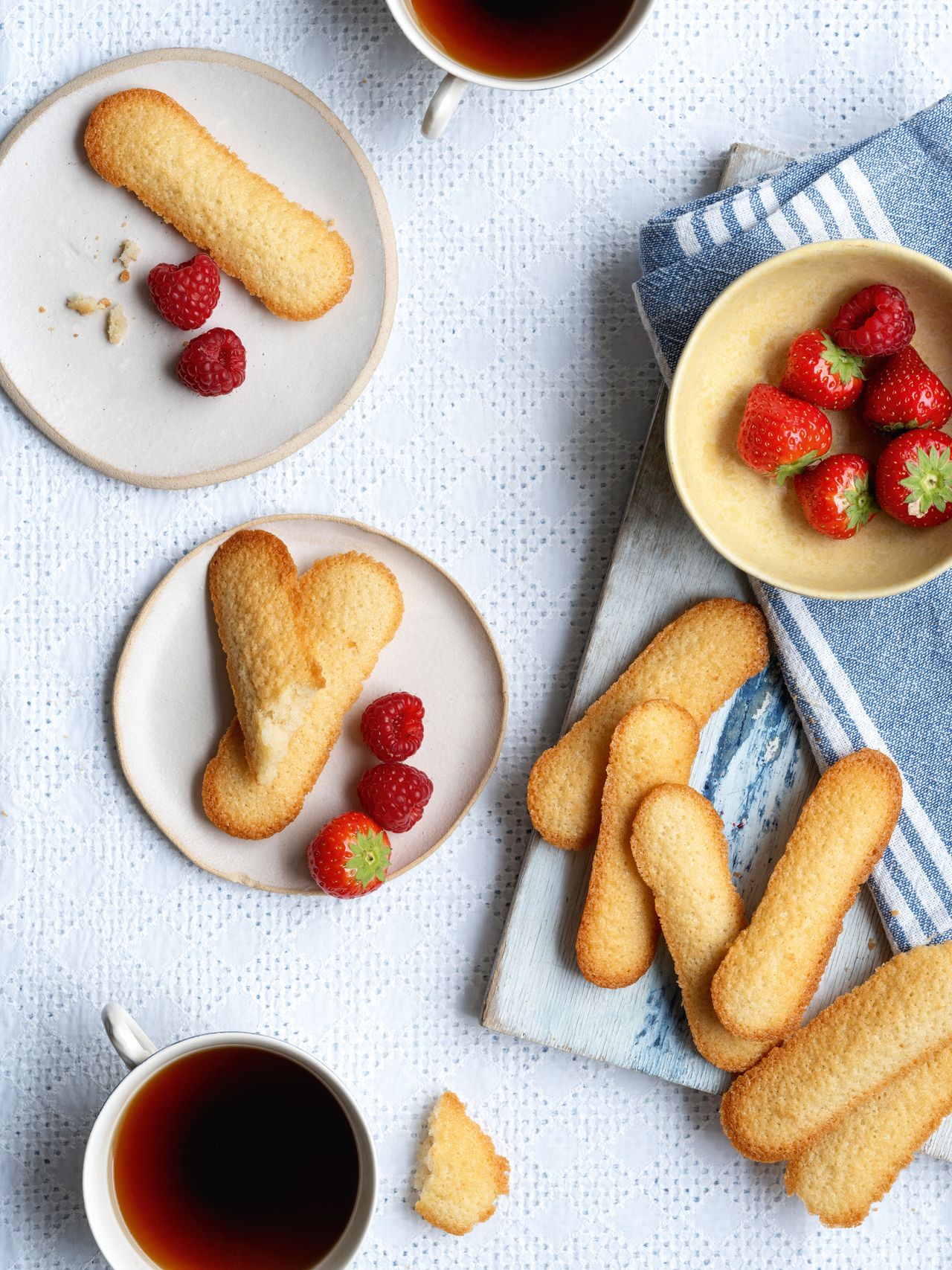 Image may contain Food Food Presentation Brunch Bread Plate and Cup