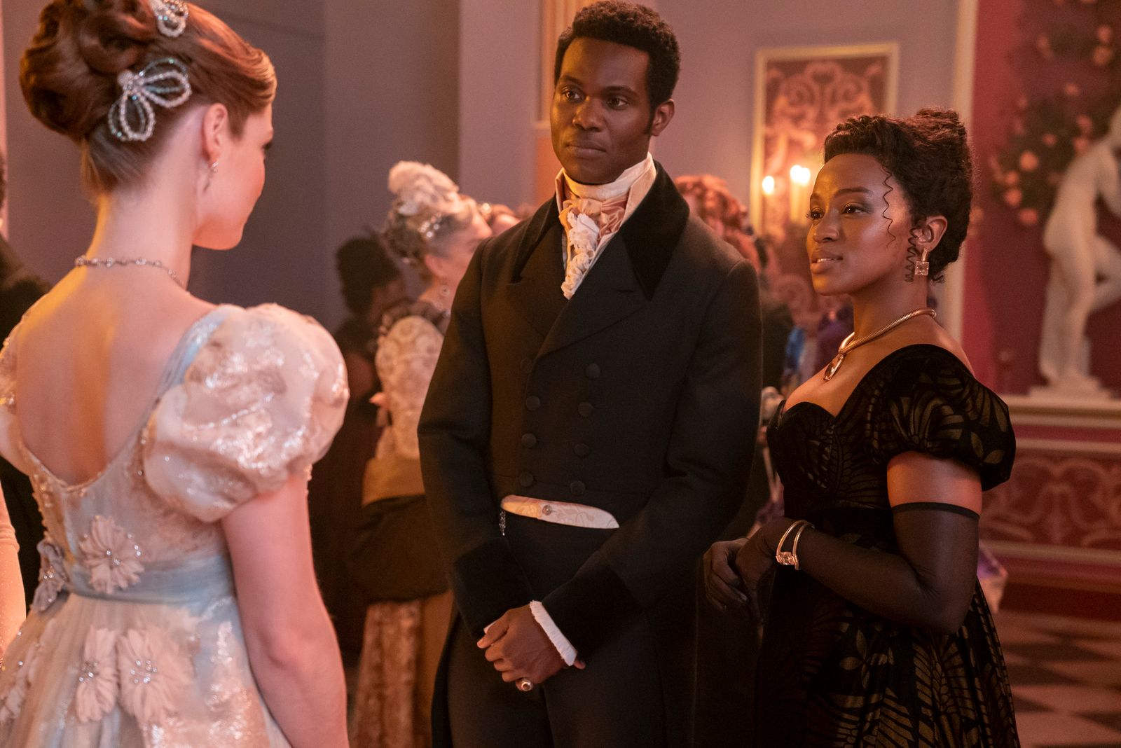 Image may contain Person Accessories Jewelry Necklace Adult Wedding and Formal Wear