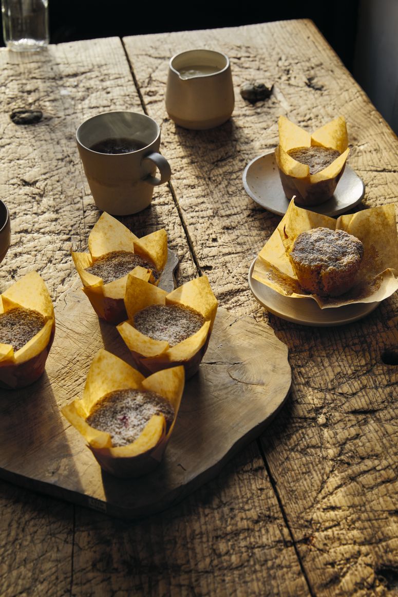 Image may contain Cup Plate Bread Food Furniture Table Tabletop Brunch and Dining Table