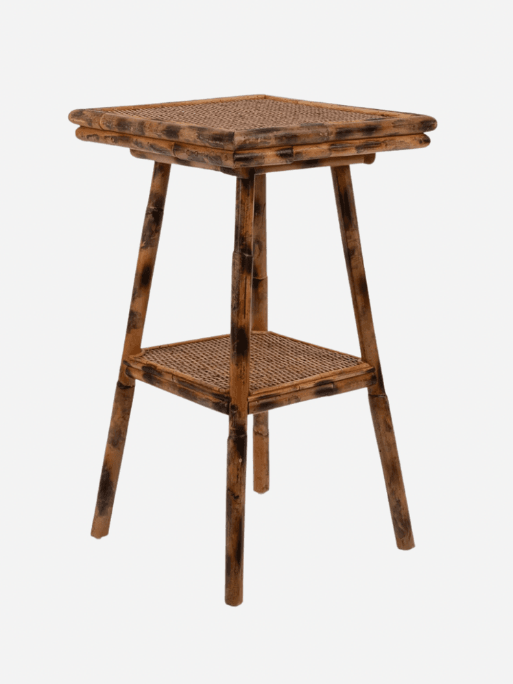 Sharland England 2 shelved Bamboo Side Table