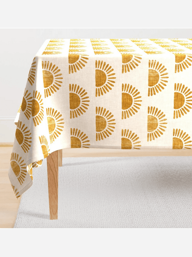 Image may contain: Tablecloth