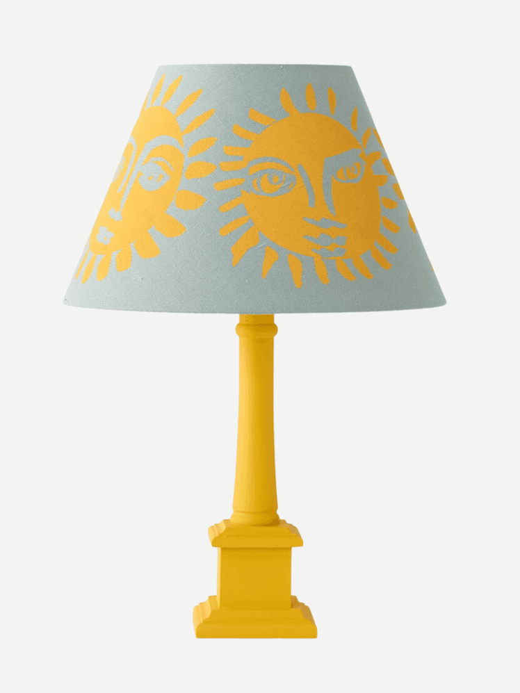 Image may contain: Lamp, Lampshade, and Table Lamp