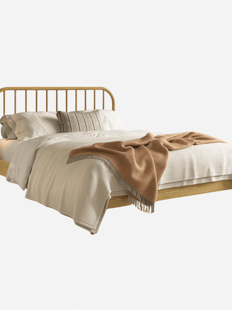 Image may contain: Furniture, and Bed