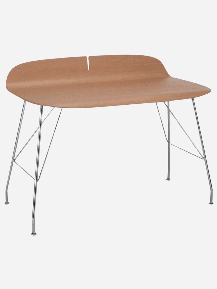 Image may contain Furniture Table Plywood Wood Coffee Table Desk Dining Table and Chair