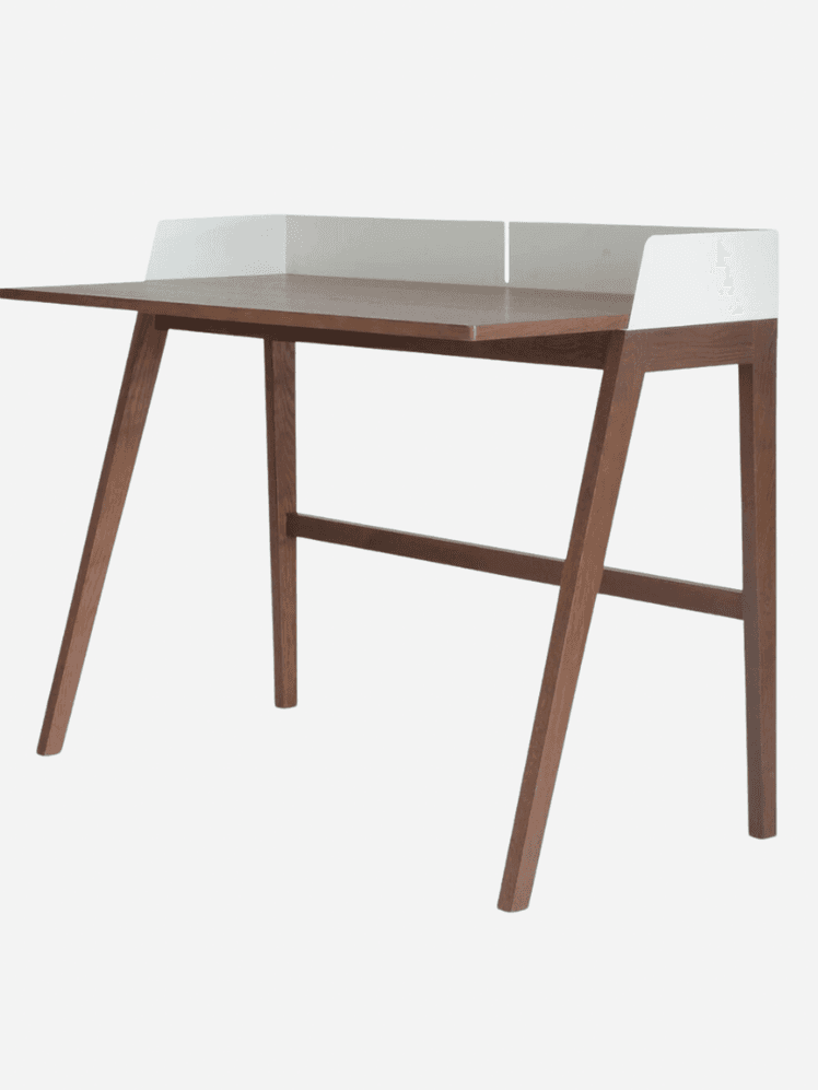 Image may contain: Furniture, Table, Desk, and Dining Table