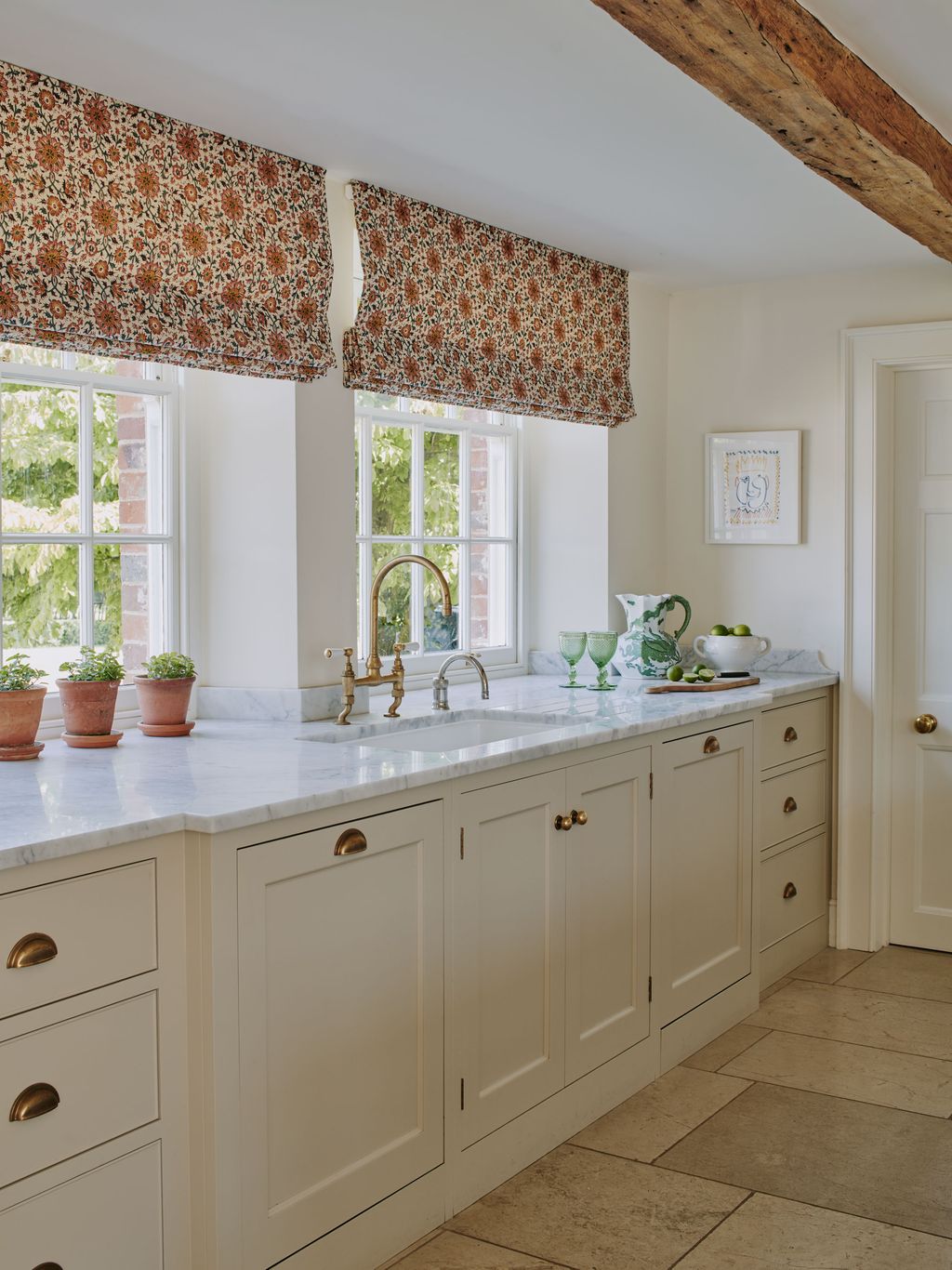 Image may contain Plant Sink Sink Faucet Indoors Interior Design Art Painting and Window